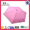 Promotionnel Hot vente 5 5 pliage Mini parapluie de poche pour la vente en gros